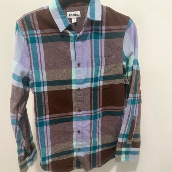 ABOUND MEN’S Flannel BUTTON DOWN / 2XS - Picture 1 of 2